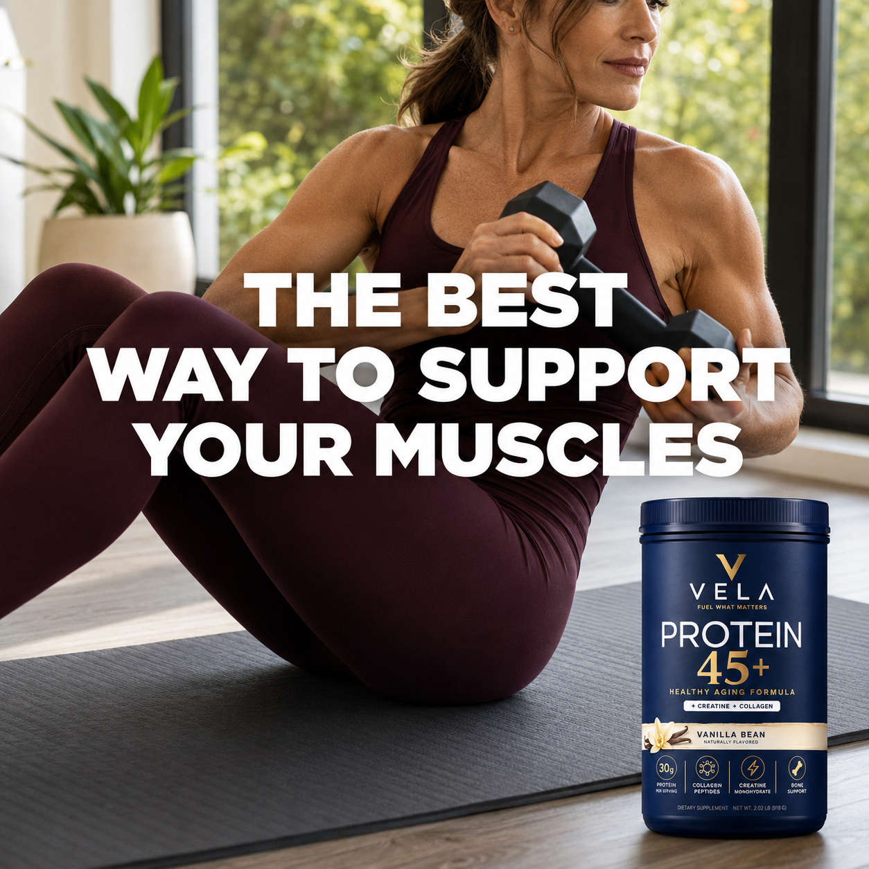 Woman 45+ with VELA protein